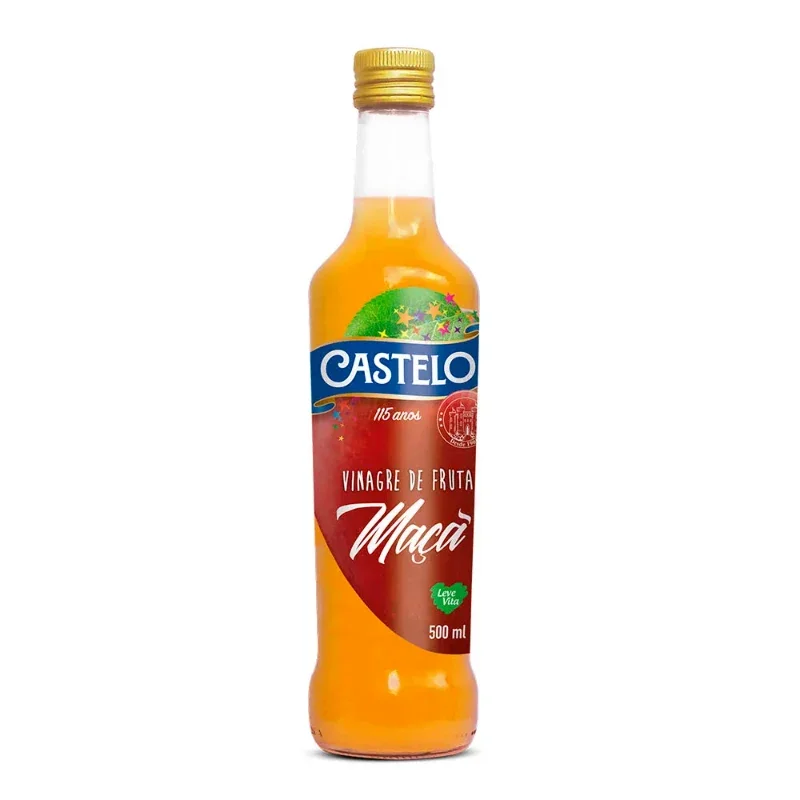 Vinagre de Fruta Maçã Castelo 500ml