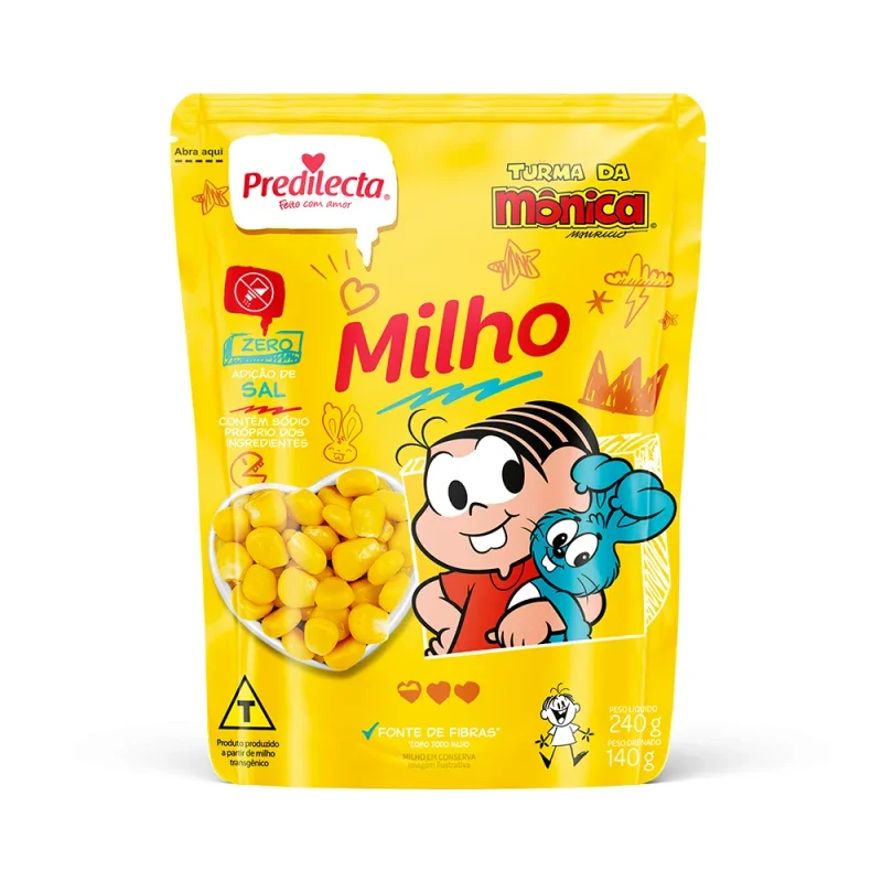 Milho Predilecta Turma da Mônica 240g