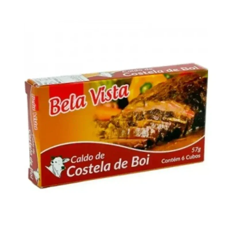 Caldo Bela Vista Costela De Boi 57g (6 Cubos)