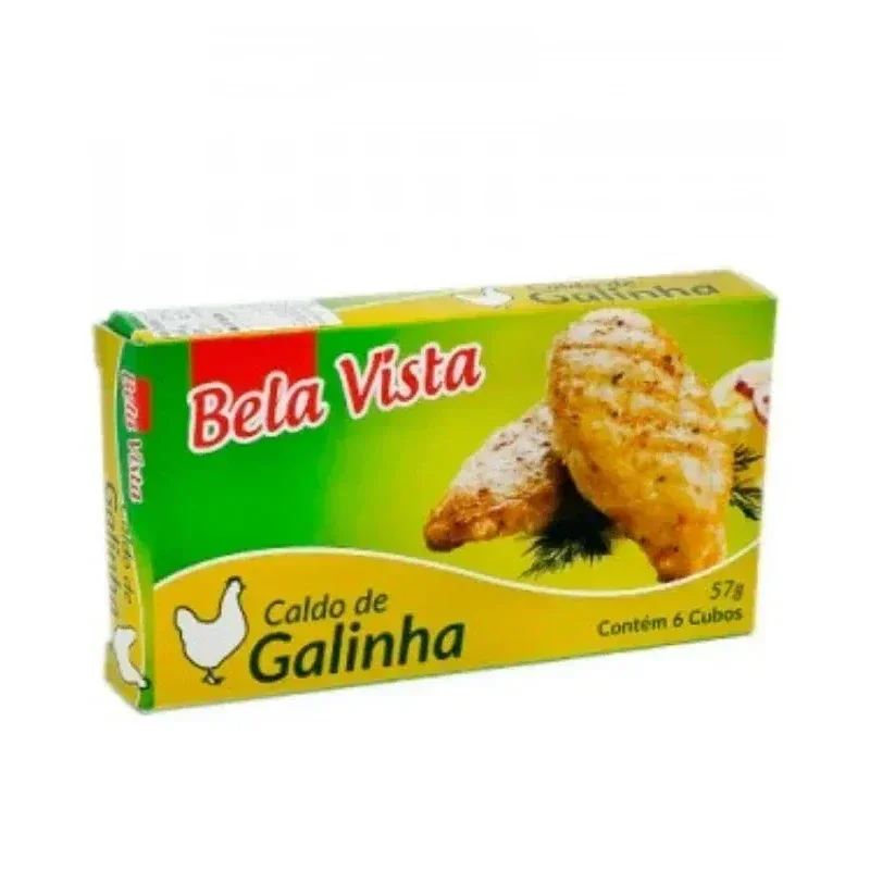Caldo Bela Vista Galinha 57g (6 Cubos)