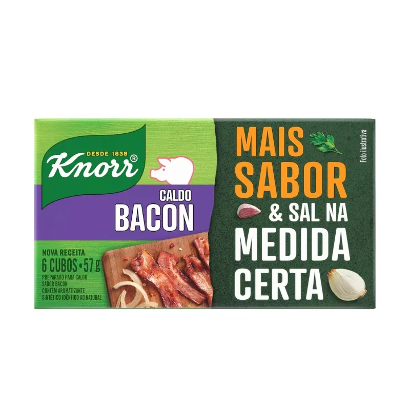 Caldo Knorr Bacon 57g (6 Cubos)