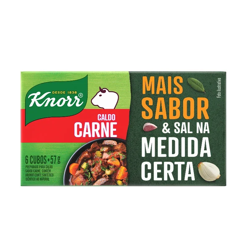 Caldo Knorr Carne 57g (6 Cubos)