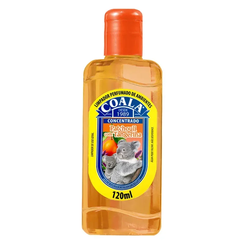 Limpador Perfumado De Ambientes Coala Patchouli Com Tangerina 120ml