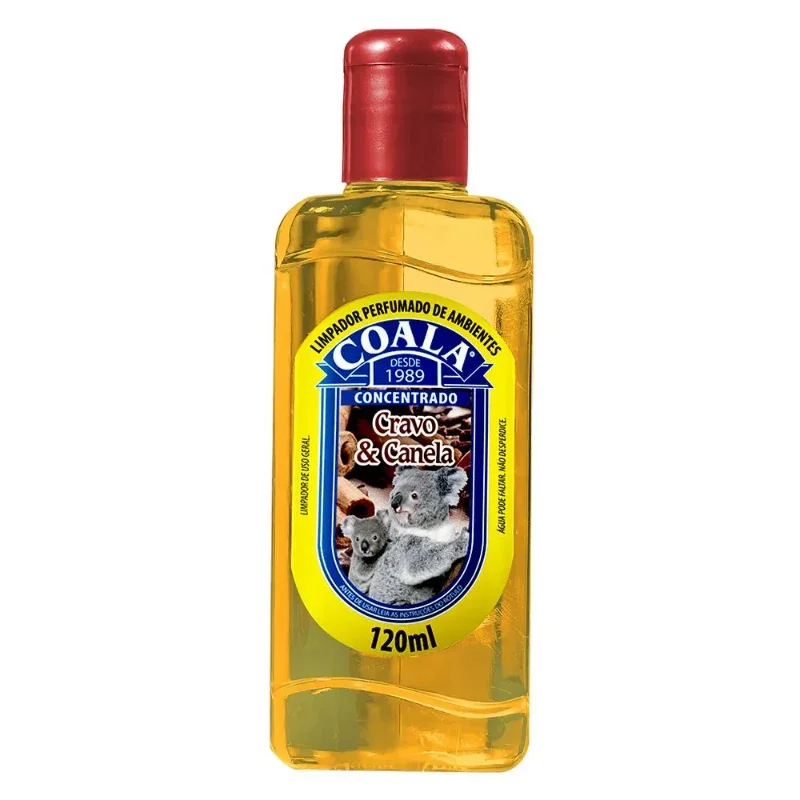Limpador Perfumado De Ambientes Coala Cravo E Canela 120ml