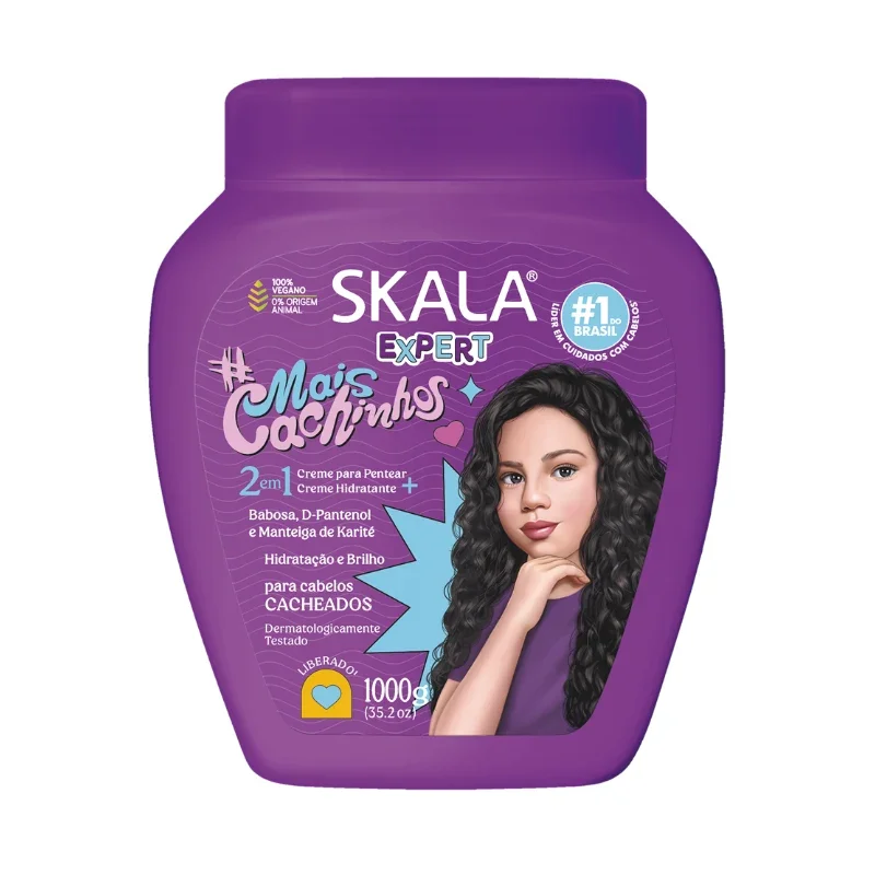 Skala Brasil Creme De Pentear + Tratamento #MaisCachinhos 1kg