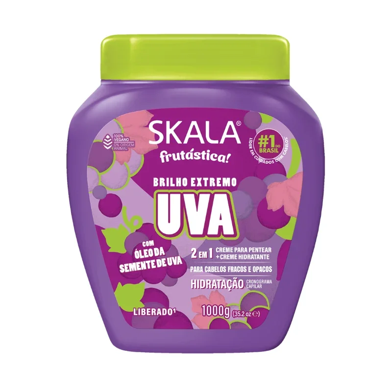Skala Fruitastic Creme De Tratamento + Pentear - Uva 1kg