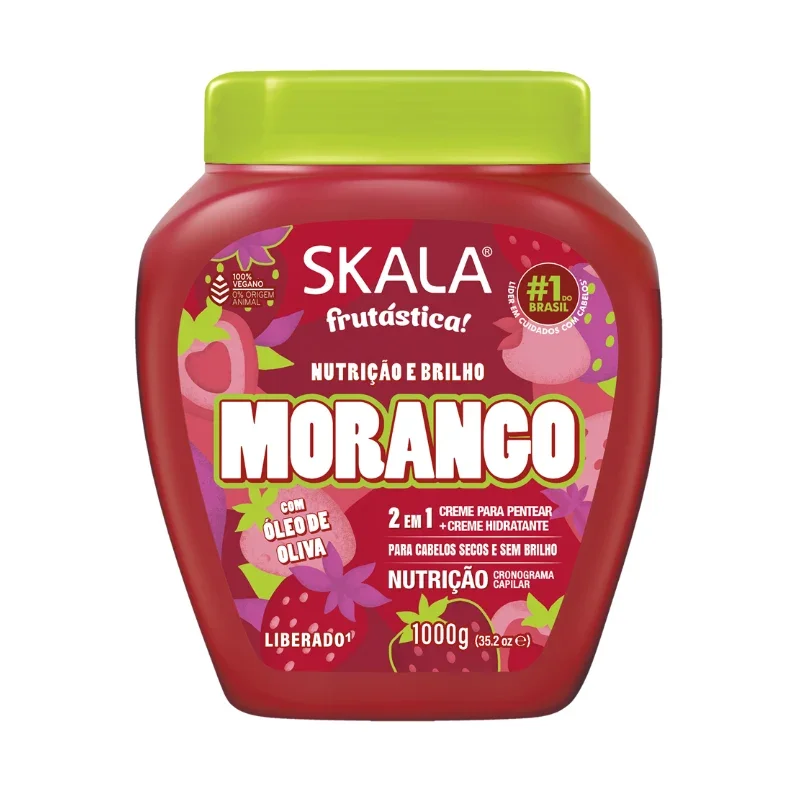 Skala Fruitastic Creme De Tratamento + Pentear - Morango 1kg