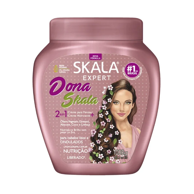 Skala Expert Creme De Pentear + Condicionador - Dona Skala 1kg