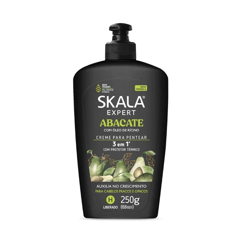 Skala Brasil Creme De Pentear Hidratante - Abacate 250g
