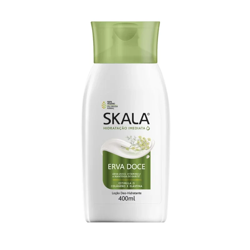 Skala Loção Deo-Hidratante - Erva Doce 400ml