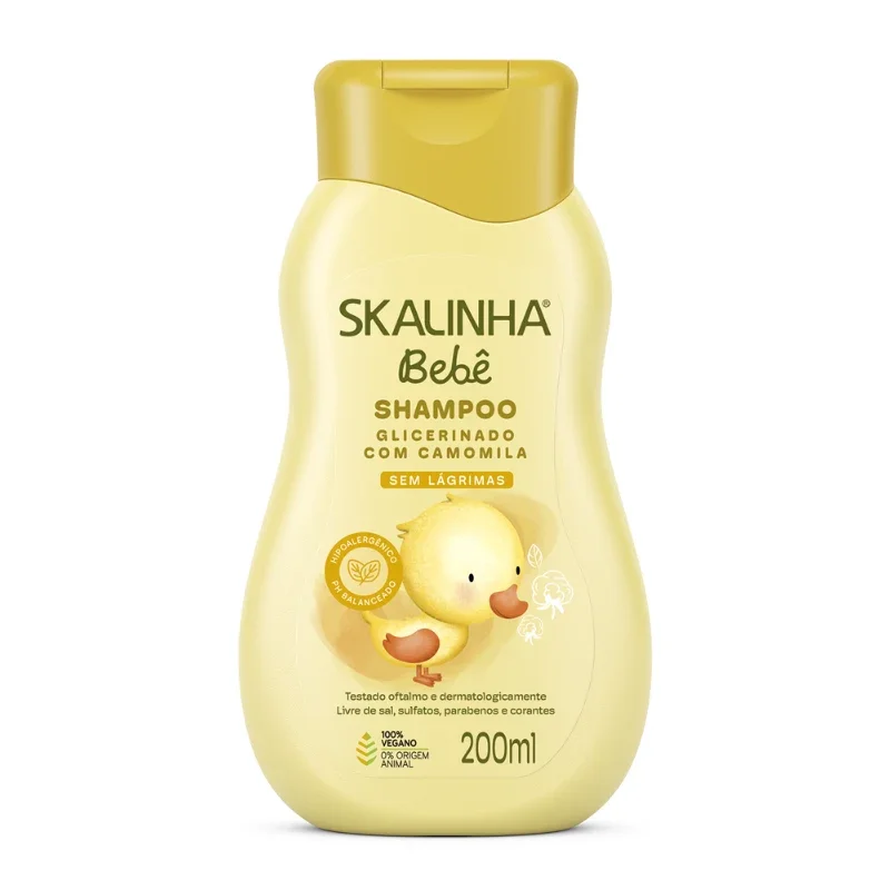 Skalinha Shampoo Para Bebês - Camomila 200ml