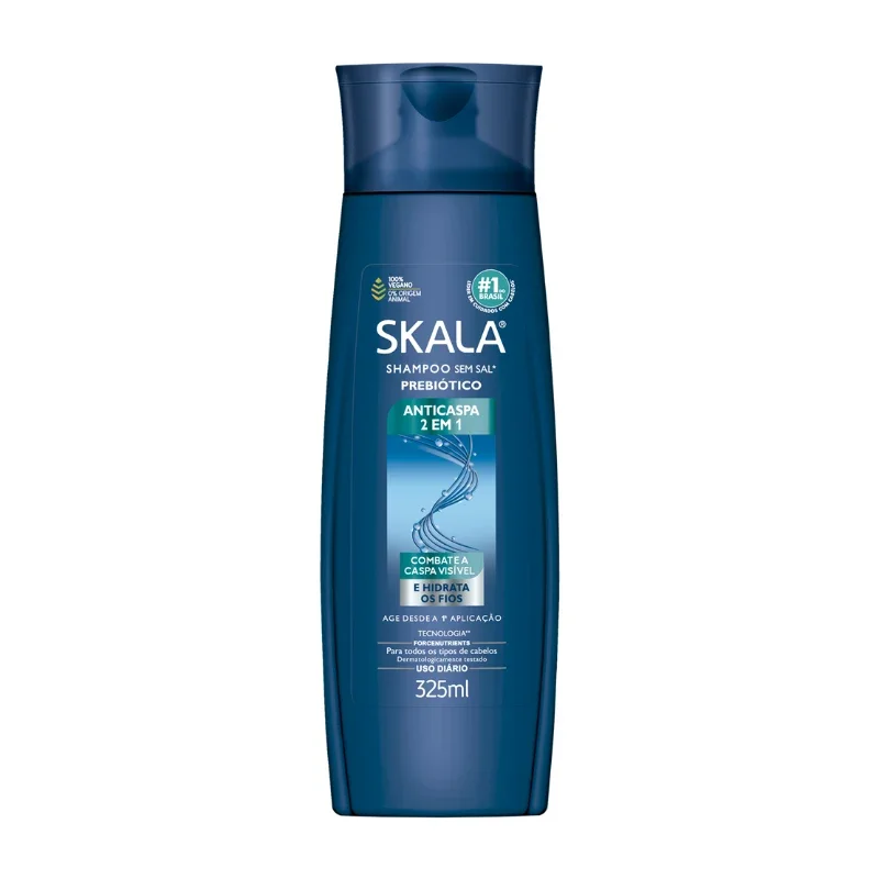 Skala Men Shampoo Prebiótico - Anti-Caspa 325ml