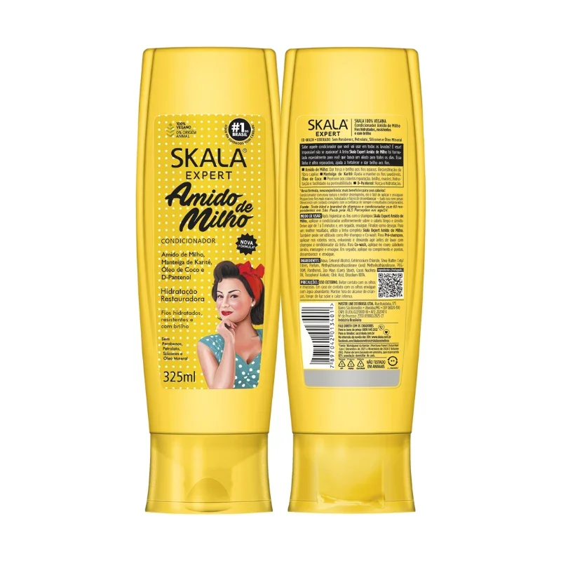 Skala Expert Condicionador Hidratante - Amido De Milho 325ml
