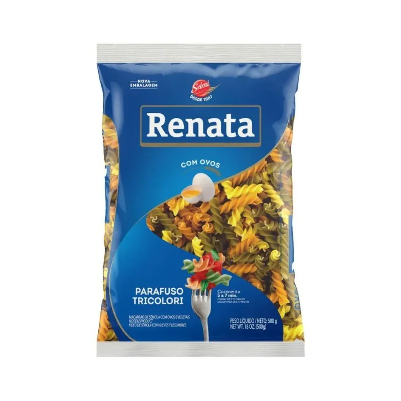Renata Macarrão Parafuso Tricolori 500g