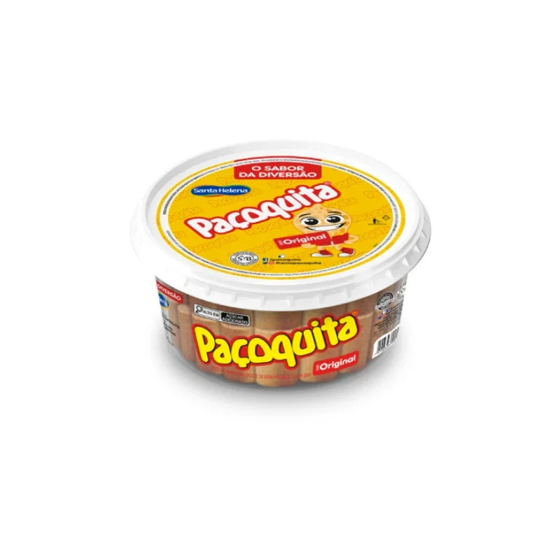 Paçoquita Rolha Santa Helena - Pote Com 350g