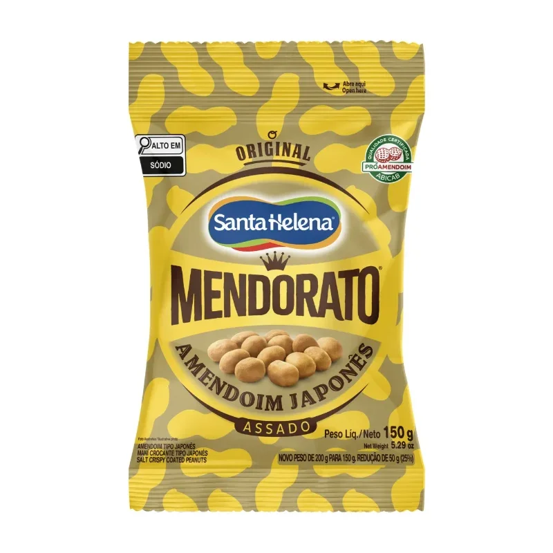 Amendoim Japonês Assado Santa Helena - Mendorato 150g