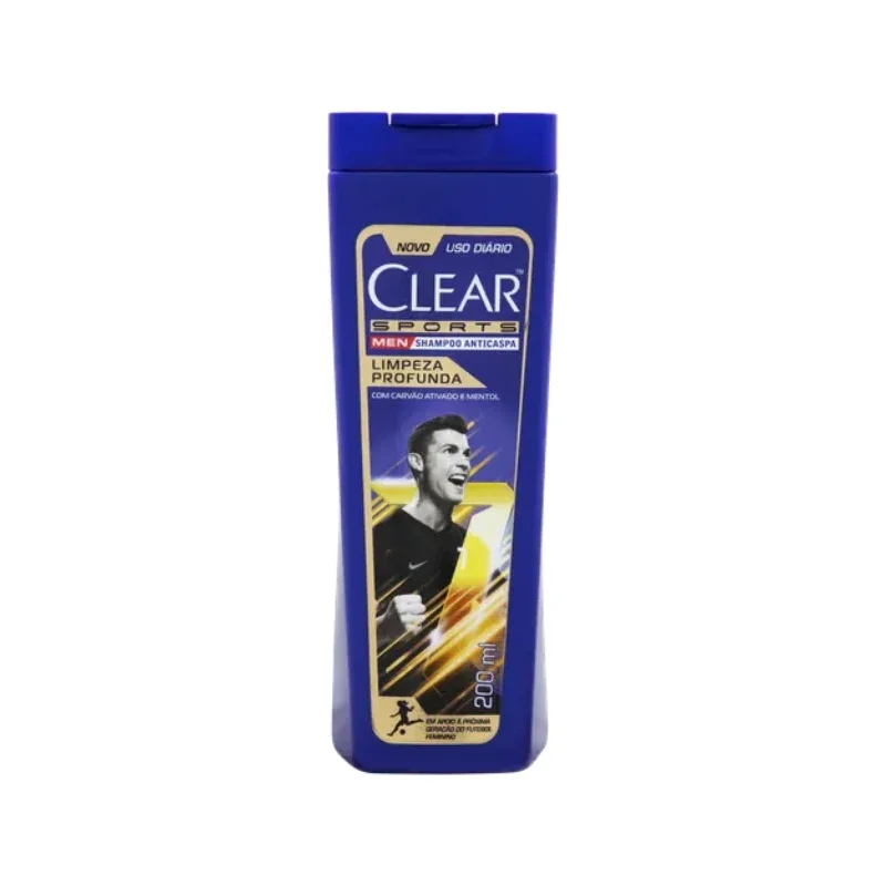 Clear Men Sports Shampoo Anticaspa Limpeza Profunda 200ml