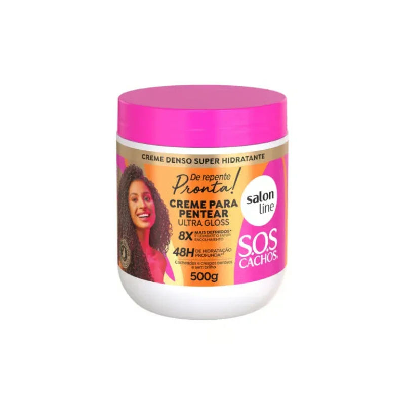 Creme para Pentear Ultra Gloss Salon Line 500g