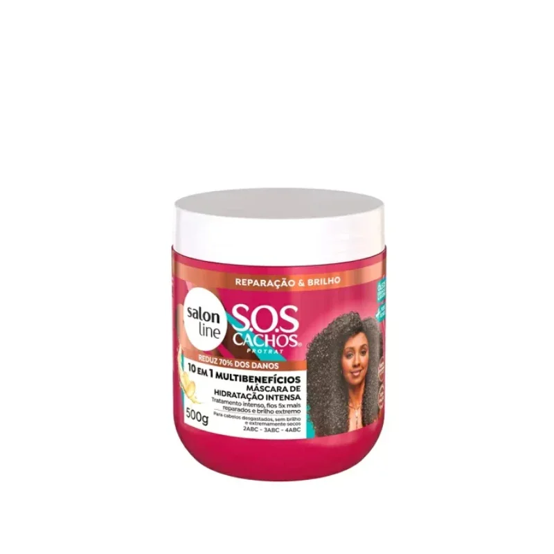 Salon Line S.O.S Máscara Hidratante - Cachos Reparação e Brilho 500g