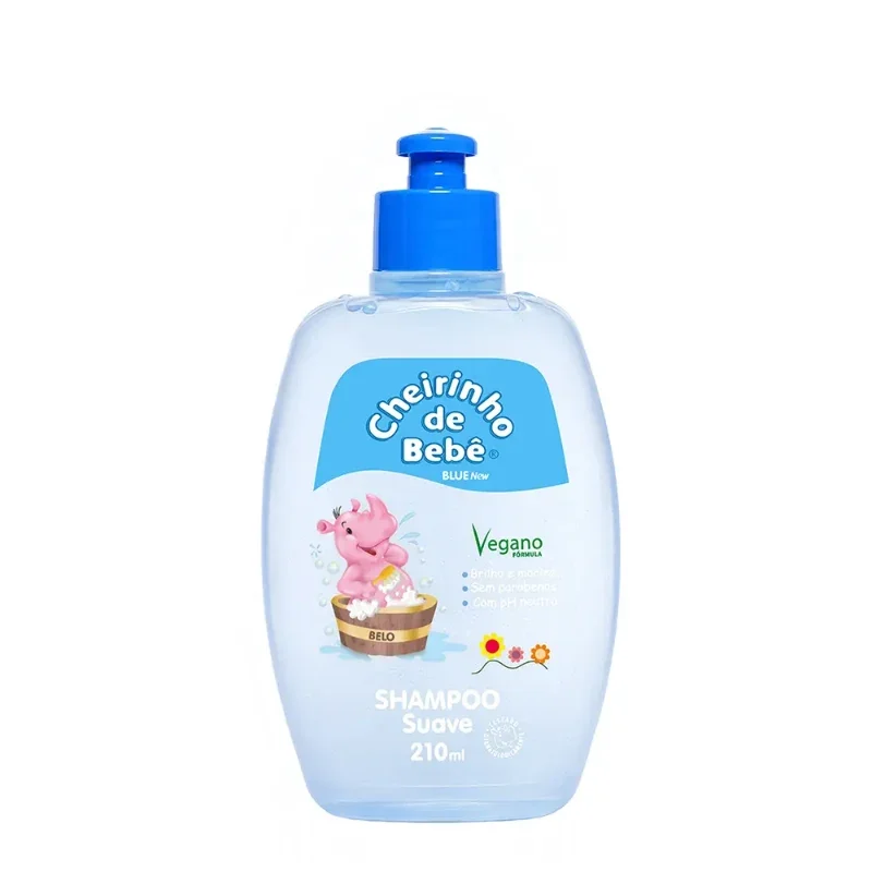 Shampoo Cheirinho de Bebê Azul - 210ml