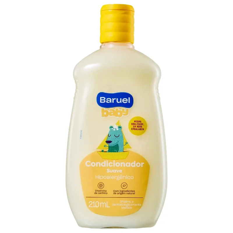 Condicionador Infantil Suave 210ml – Baruel Baby
