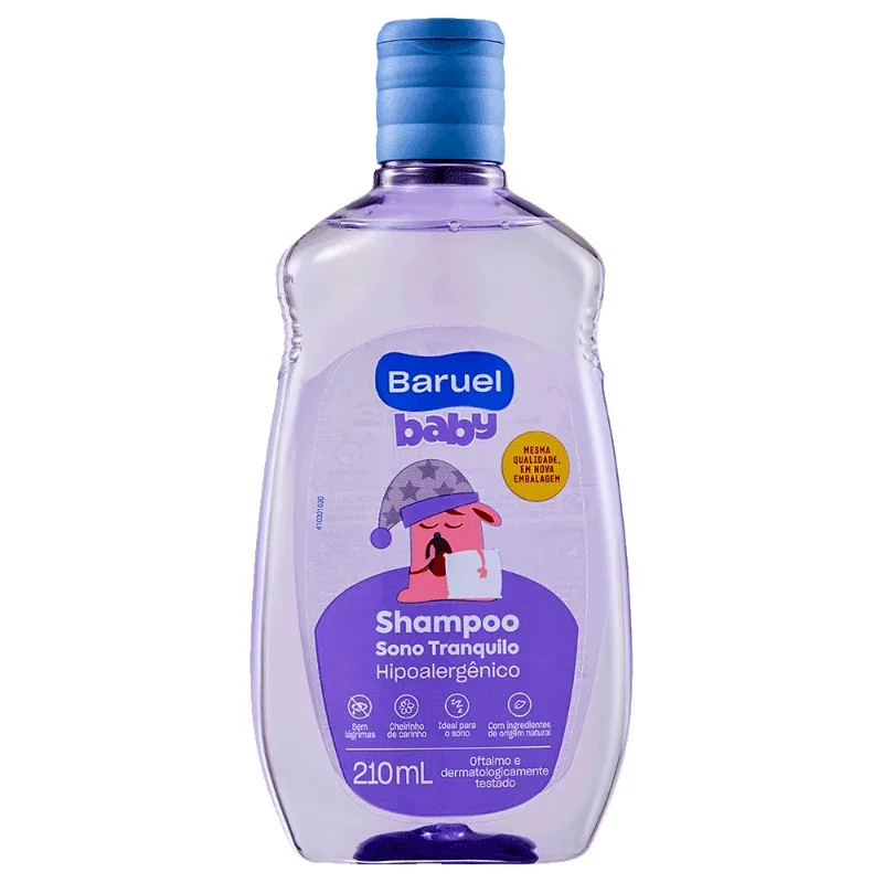 Shampoo Infantil Sono Tranquilo 210ml – Baruel Baby