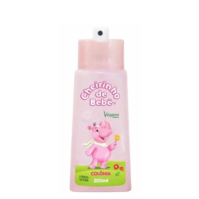 Colônia Cheirinho de Bebê Rosa - 200ml