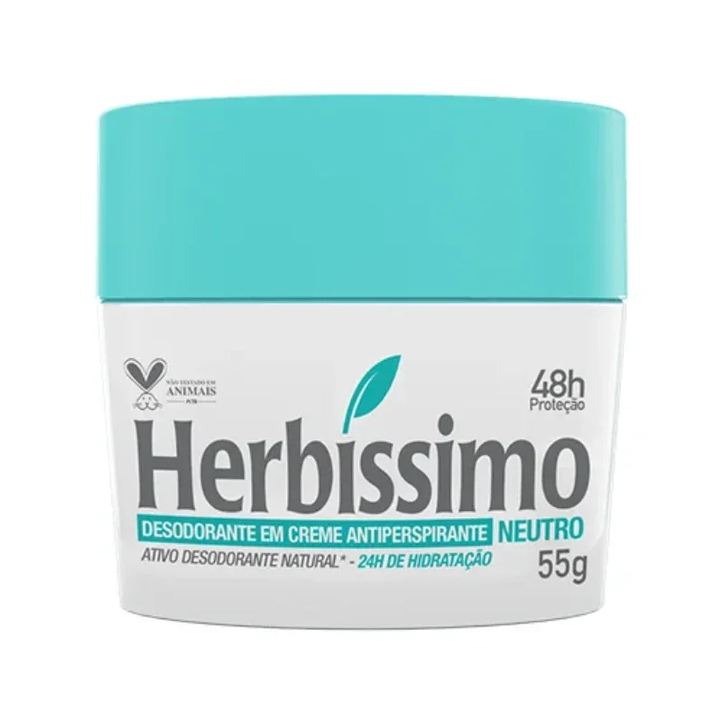 Herbíssimo Creme Desodorante Antistranspirante - Neutro 55g