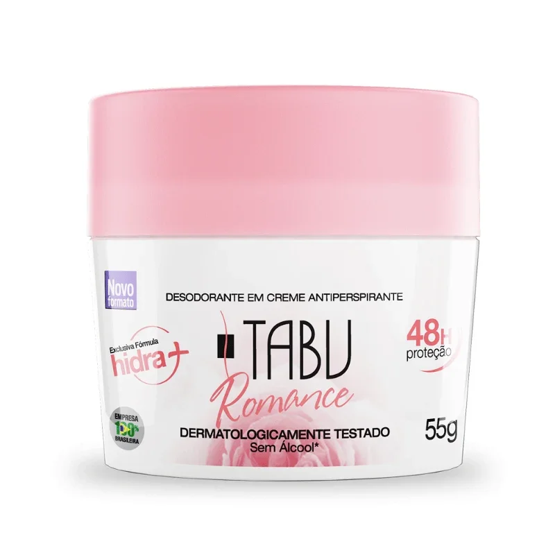Tabu Desodorante Em Creme Antiperspirante - Romance 55g