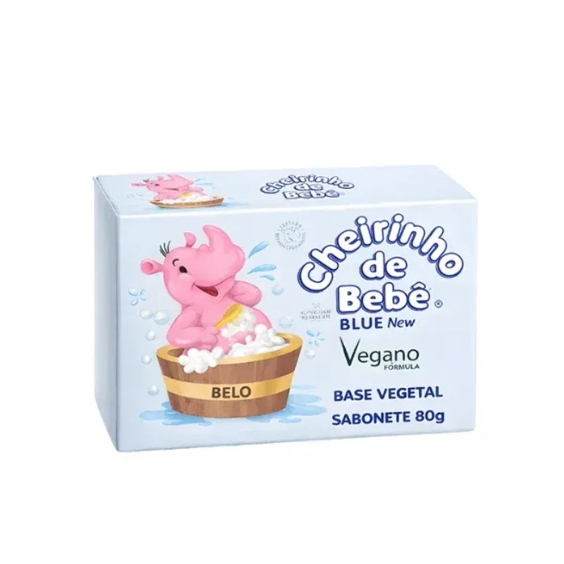 Sabonete Infantil Cheirinho de Bebê - Azul 80g