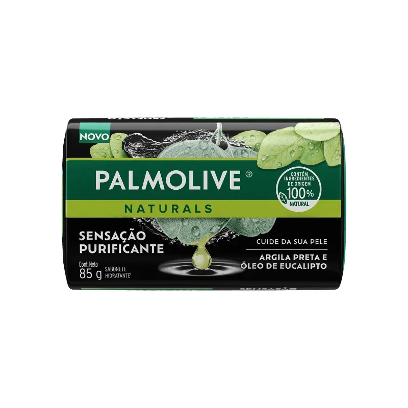 Palmolive Naturals Argila Preta e Óleo de Eucalipto 85g
