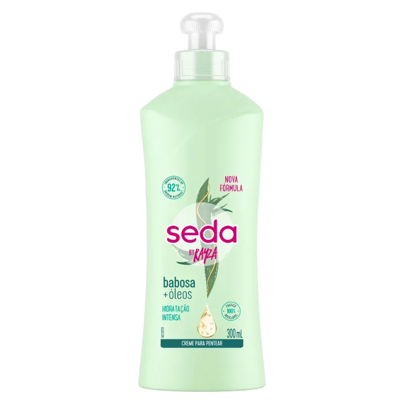 Creme Para Pentear Babosa + Óleos - Seda 300ml
