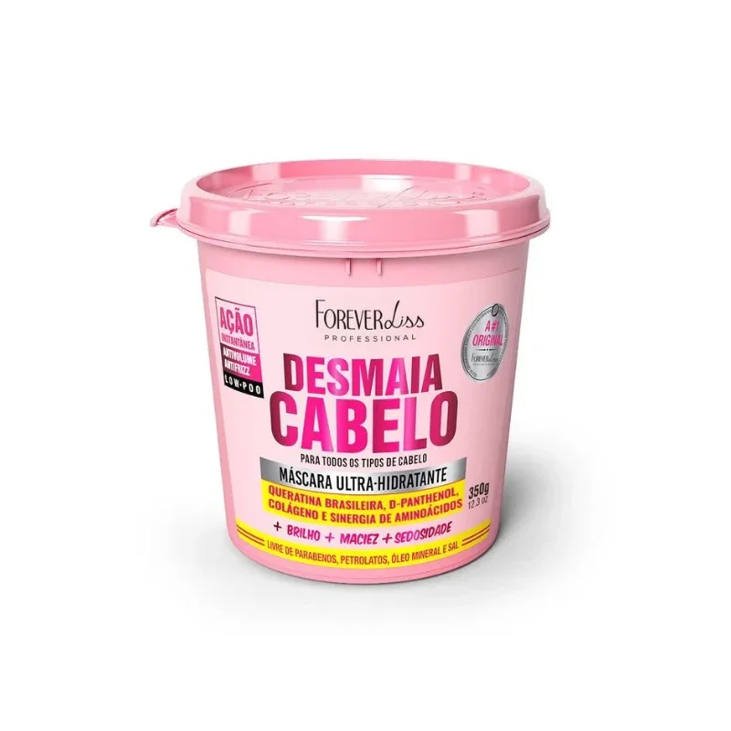 Máscara Ultra Hidratante - Desmaia Cabelo Forever Liss 350g