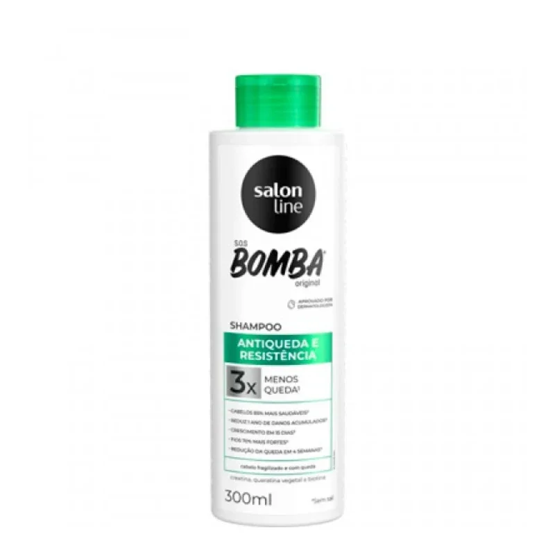 S.O.S BOMBA Salon Line Shampoo Antiqueda e Resistência 300ml