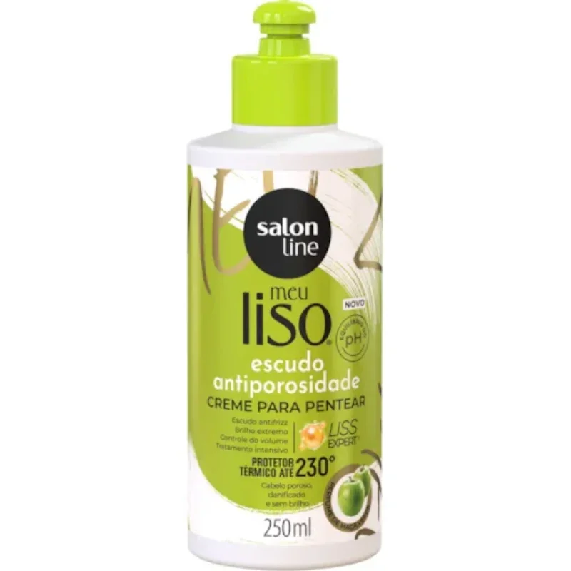 Creme para Pentear Escudo Antiporosidade Maçã Verde Salon Line 250ml