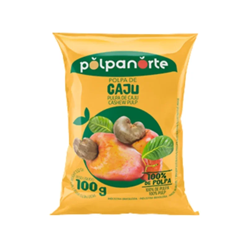 Polpa De Caju Polpa Norte 400g (4 x 100g)
