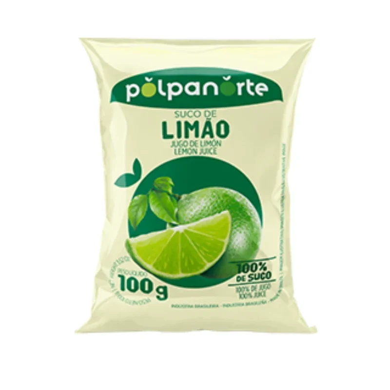 Polpa De Limão Polpa Norte 400g (4 x 100g)