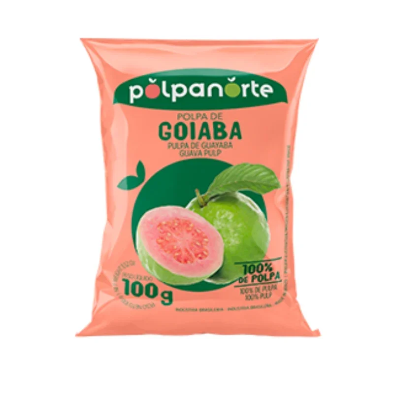 Polpa De Goiaba Polpa Norte 400g (4 x 100g)