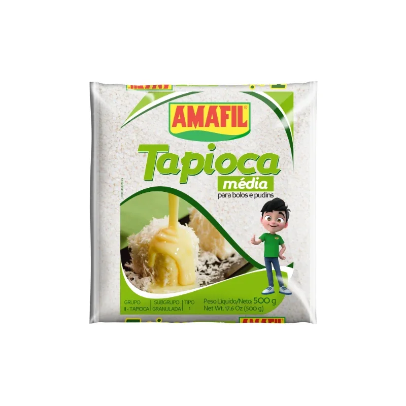 Tapioca Média Granulada Amafil 500g