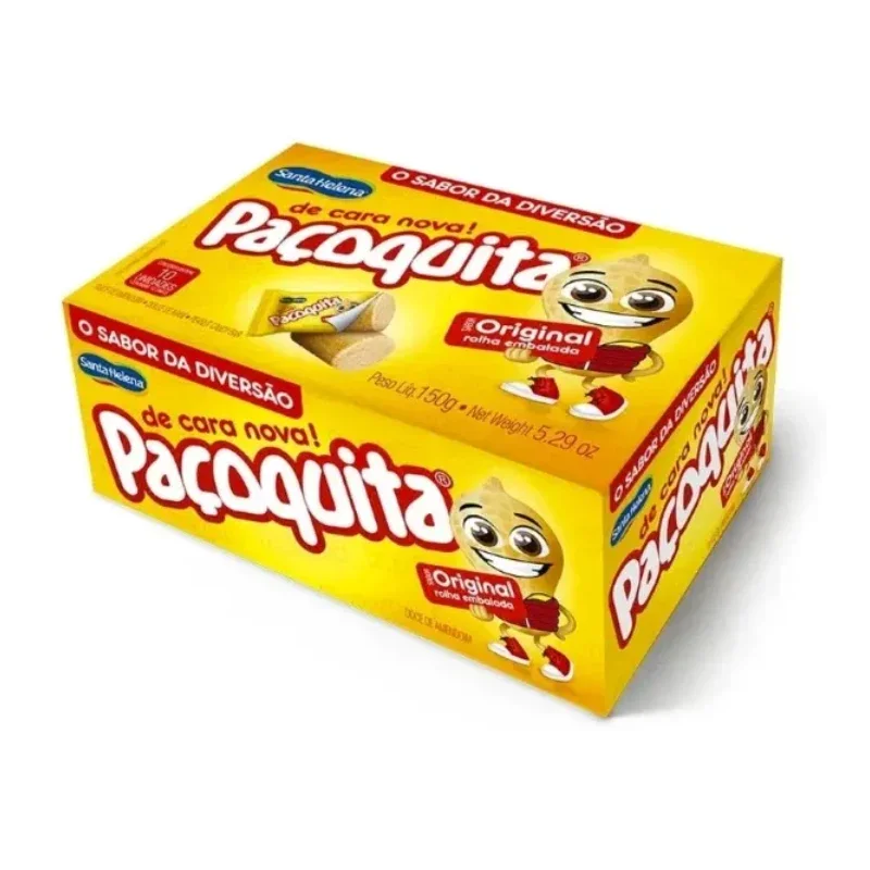 Paçoquita Rolha Santa Helena - Caixa Com 150g