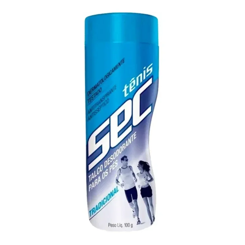 Tênis Sec Talco Desodorante Para Os Pés Tradicional 100g