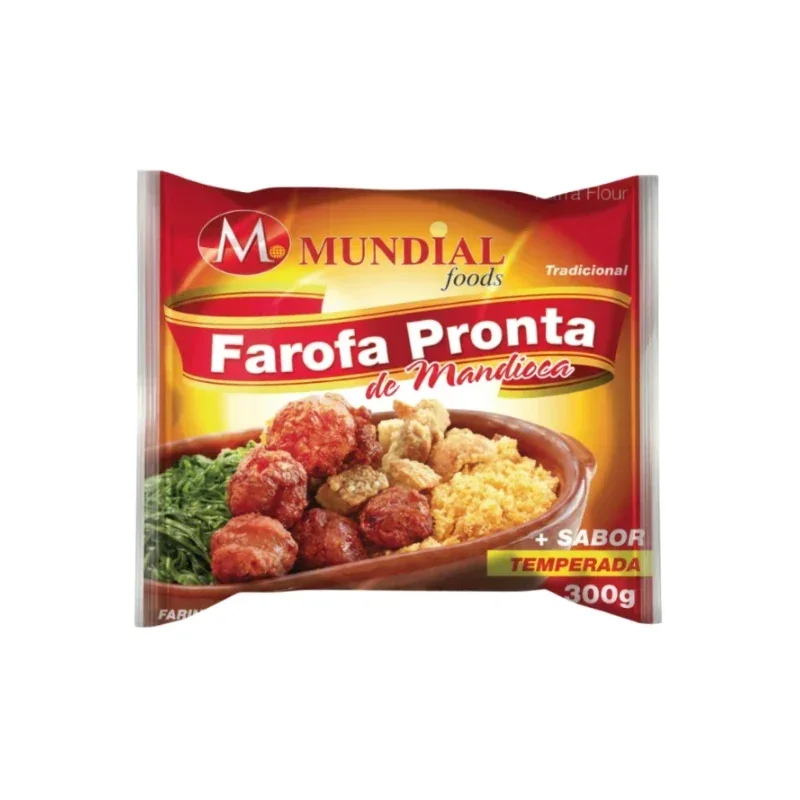 Farofa Pronta Tradicional - 300g Mundial Foods