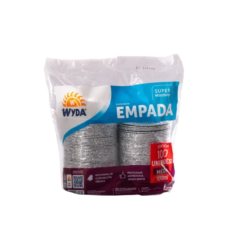 Forminha Para Empada 100ml - Wyda 100 Unidades