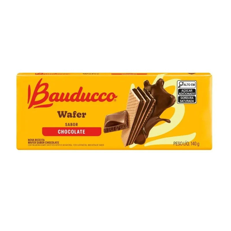Bauducco Wafer Sabor Chocolate 142g
