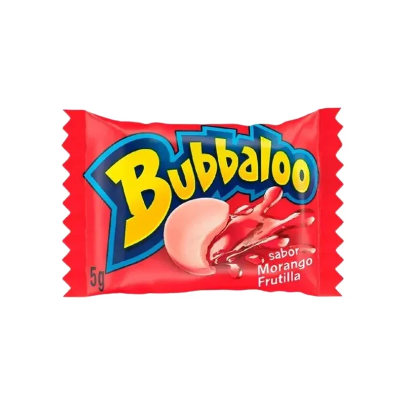 Bubbaloo Sabor Morango Frutilla 5g