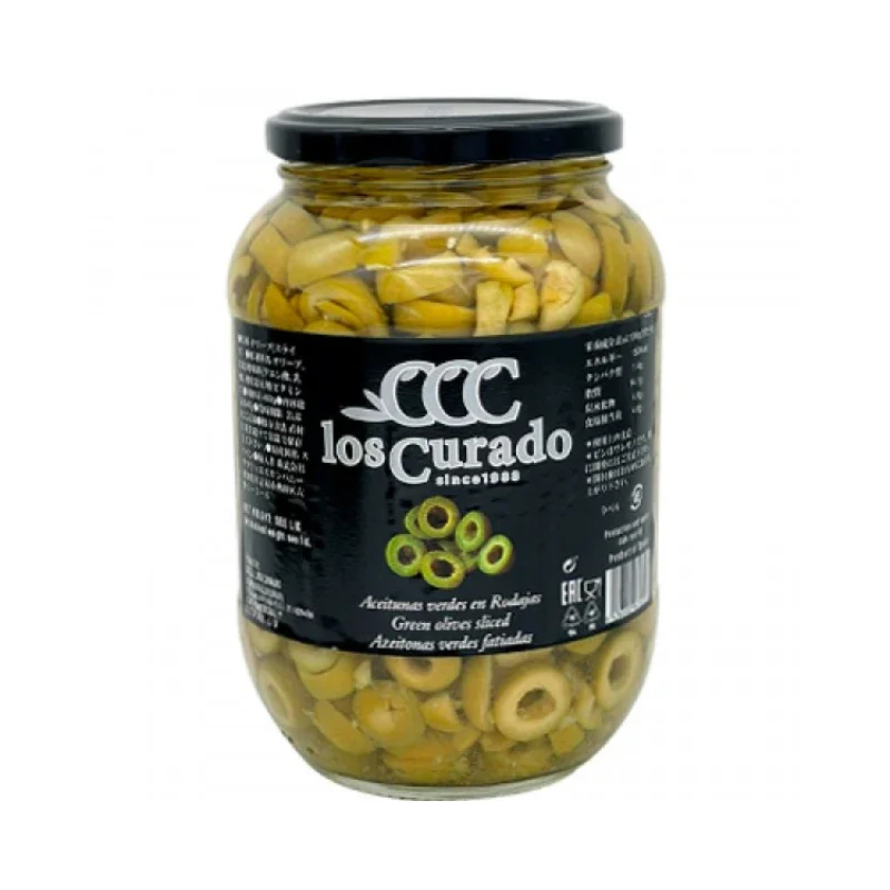 Azeitona Verdes Fatiadas Los Curados 840g