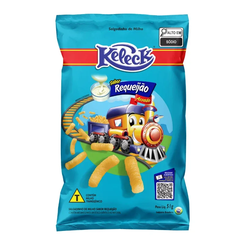 Salgadinho De Milho Sabor Requeijão Keleek 51g