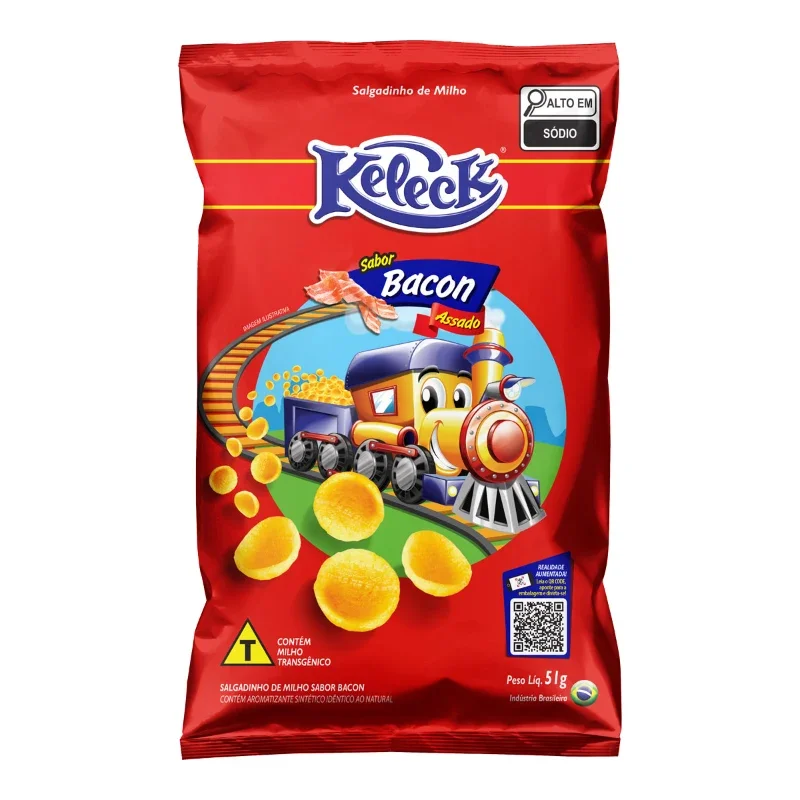 Salgadinho De Milho Sabor Bacon Keleek 51g