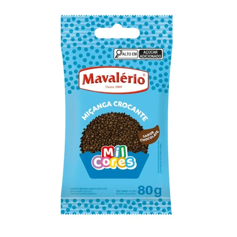Miçanga Crocante Mil Cores Mavalerio 80g