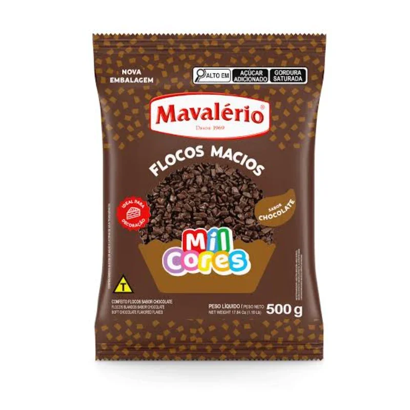 Flocos Macios Mil Cores Sabor Chocolate 500g